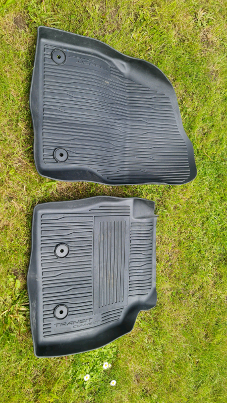 Ford transit connect genuine rubber floor mats 