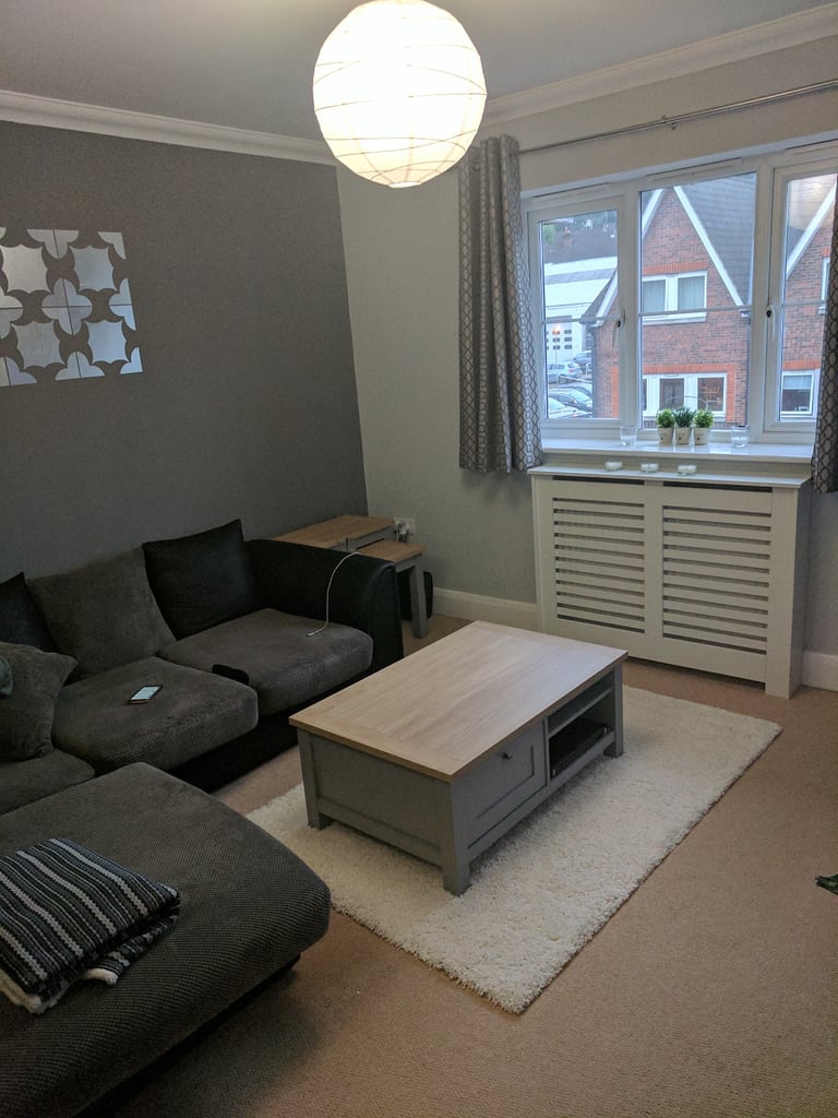 Coffee Table – Modern Oak & Grey Finish (Next Furniture)
