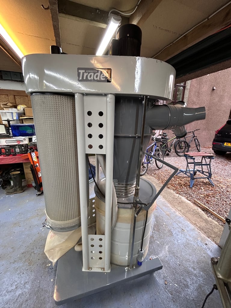 Cyclone Dust Extractor for workshop - Axminster Trade rated AT357CEH