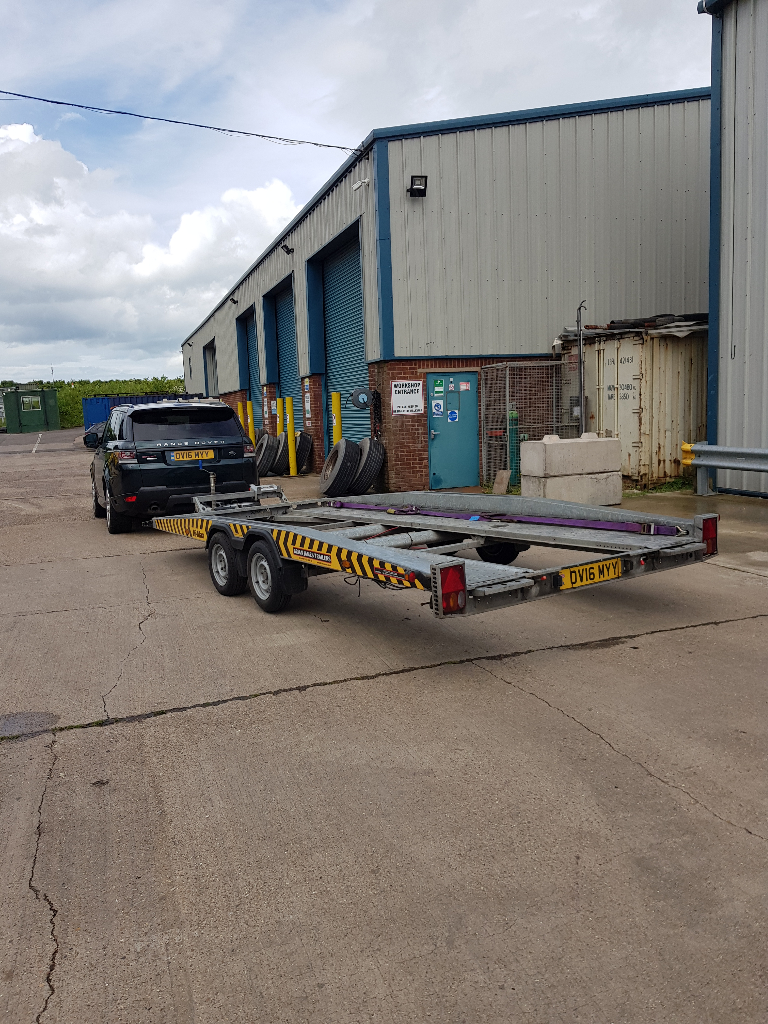 Brian James Hi max car transporter trailer