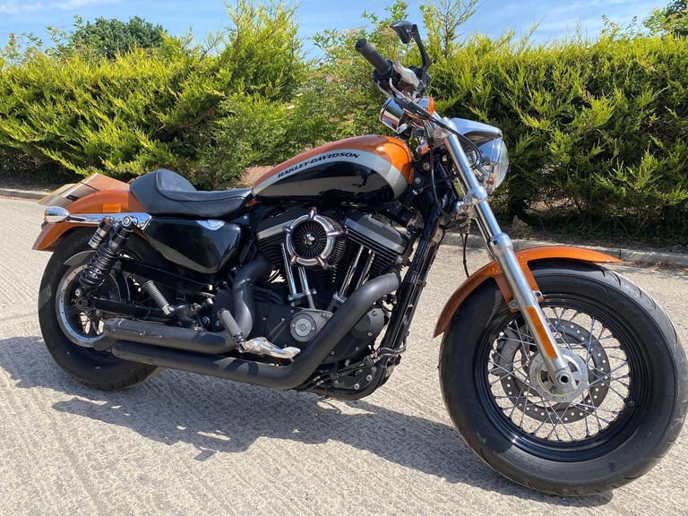 2014 HARLEY DAVIDSON 1200 CUSTOM LIMITED XL CA 14 ORANGE  BLACK SPORTSTER