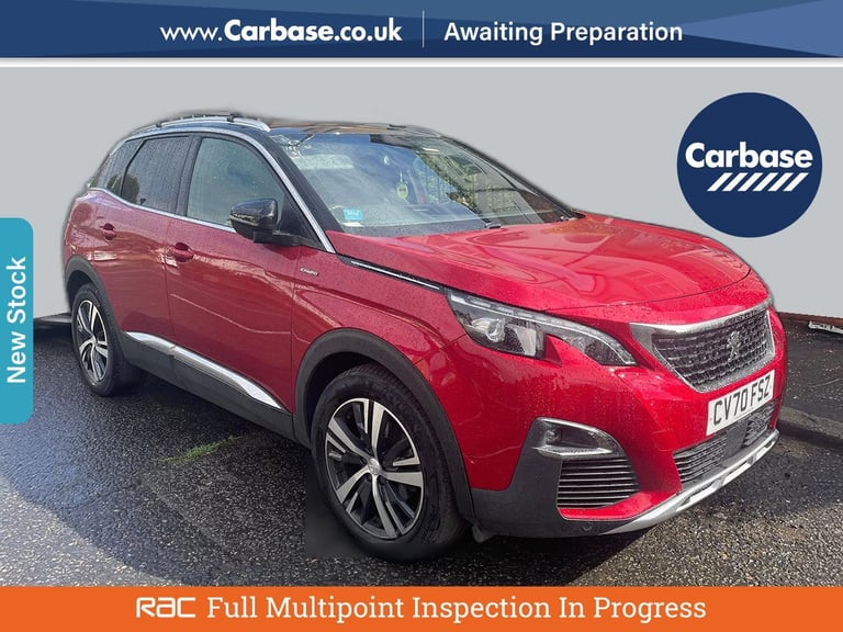 image for 2020 Peugeot 3008 1.2 PureTech GPF GT Line SUV 5dr Petrol EAT Euro 6 (s/s) (130 ps) SUV PETROL Au...