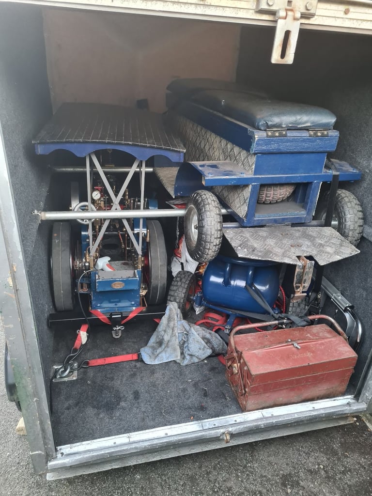 For sale live steam traction engine 