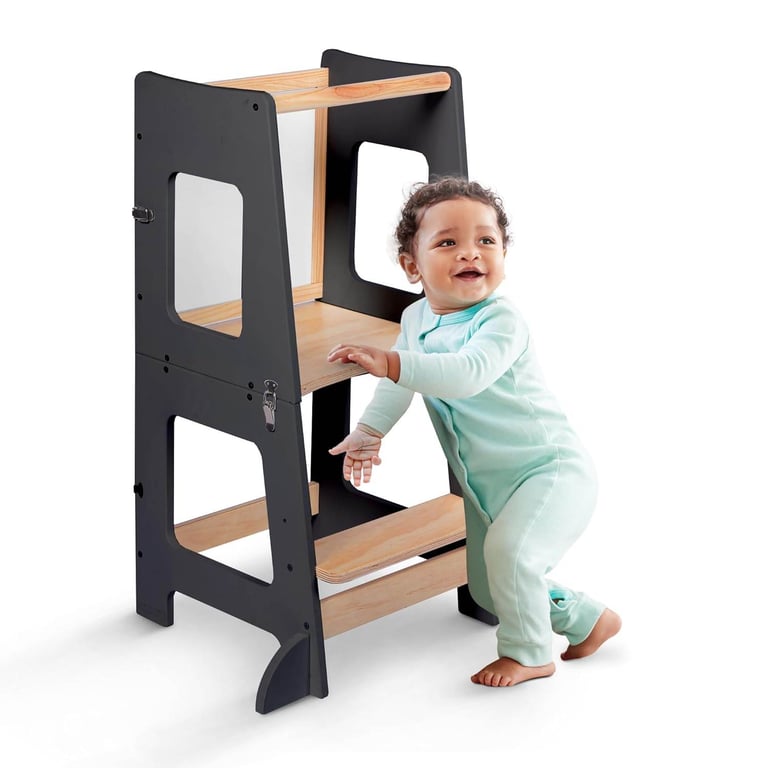 image for Kidoola Montessori Toddler Learning Tower & Desk