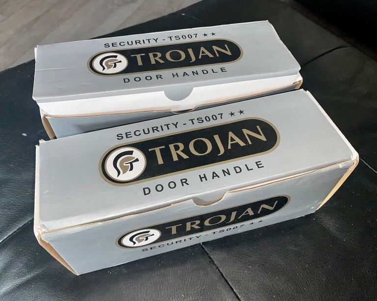 Trojan 0749 Sparta TS007 Security Door Handle. Brand New Boxed - 2 Available