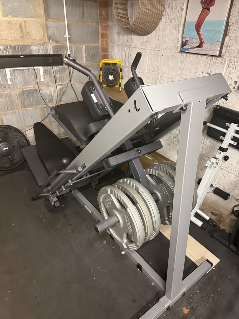 image for Body-Solid GLPH1100 Leg Press & Hack Squat Machine – Commercial Quality – Collection Only