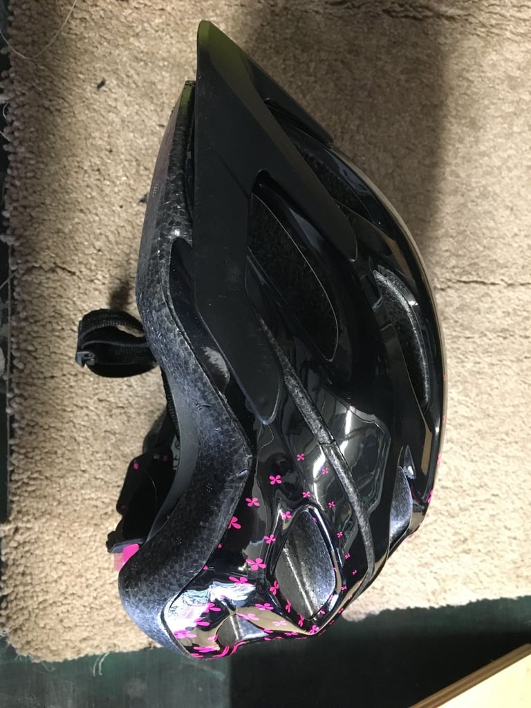 Ladies cycle helmet. Worn once , as new .