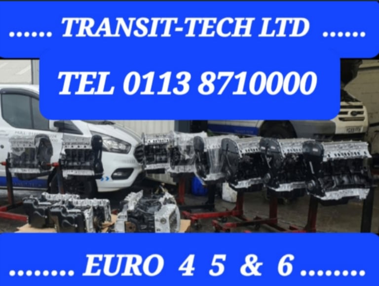 FORD TRANSIT EURO 6 2.0cc ECO BLU RECONDITIONED ENGINE (WARRANTY)