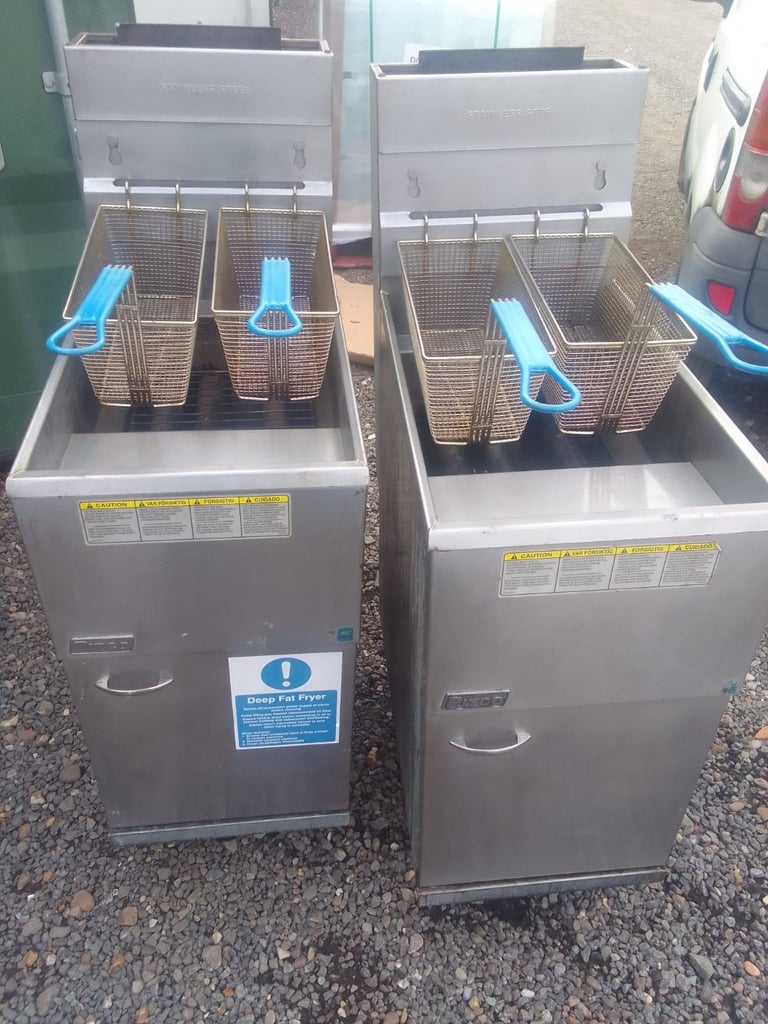 Catering equipment commercial gas Pitco fryers trailer restaurant kitchen items 