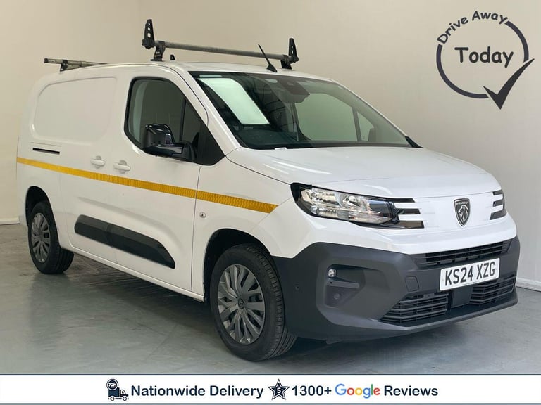 2024 Peugeot Partner 1.5 BlueHDi 950 Asphalt Long Panel Van LWB Euro 6 (s/s) 6dr PANEL VAN Diesel...
