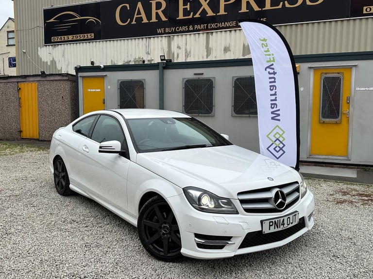 2014 Mercedes-Benz C Class 1.6 C180 AMG Sport Edition G-Tronic+ Euro 6 (s/s) 2dr COUPE Petrol Aut...