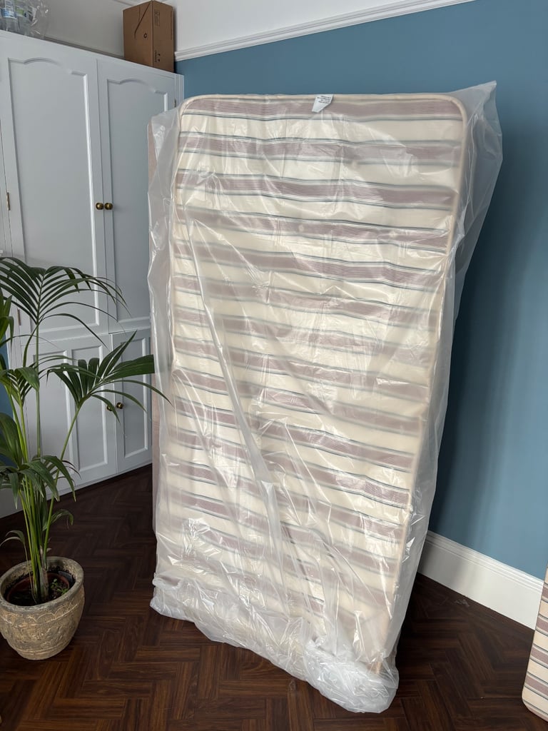 image for Single Mattress – Striped – Good Condition