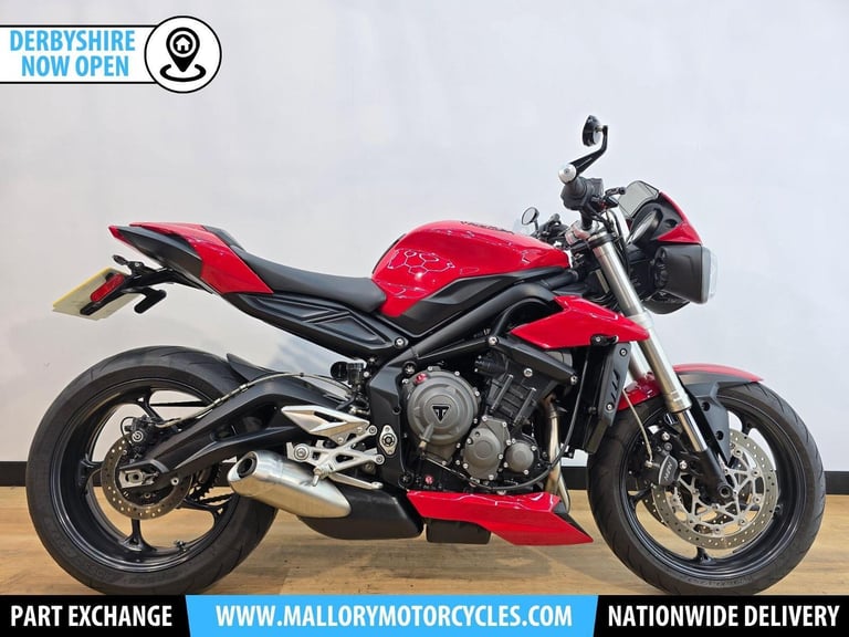 image for Triumph Street Triple 765 S 2017 Red - Lots of Genuine Accessories - Low Mileage