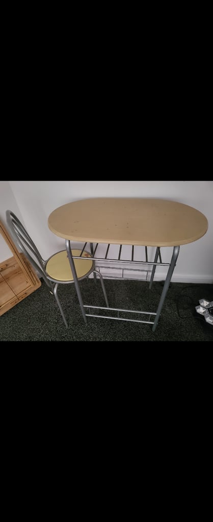 Small table and chair for sale in redcar