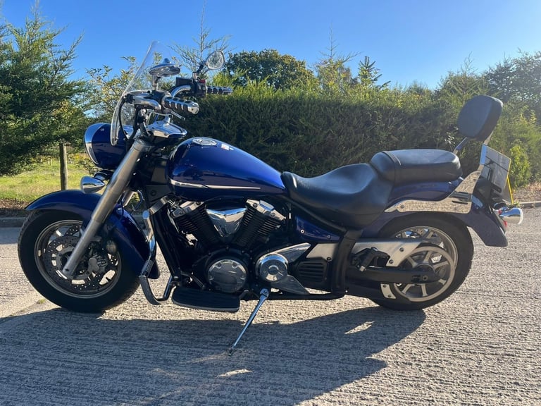 2013 13 YAMAHA XVS 1300 MIDNIGHT STAR CUSTOM CRUISER TOURER XVS1300 - 12k MILES