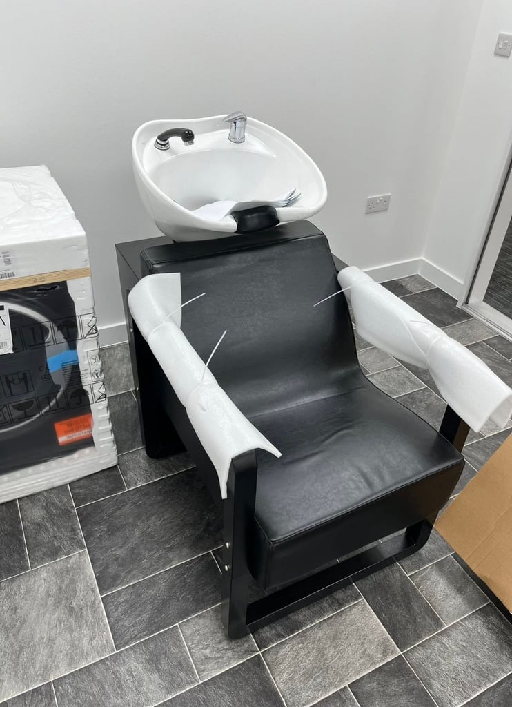 Salon Backwash Unit - Shampoo Basin - Croydon Collection RRP £448