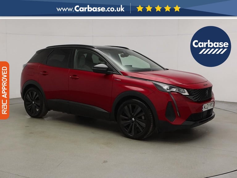image for 2021 Peugeot 3008 1.6 13.2kWh GT SUV 5dr Petrol Plug-in Hybrid e-EAT 4WD Euro 6 (s/s) (300 ps SUV...