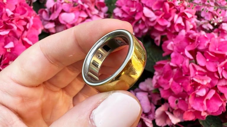 New & Factory Sealed Oura Ring 4 Gold Size 4 Smart Ring Wearable Heart Rate Fitness Tracker