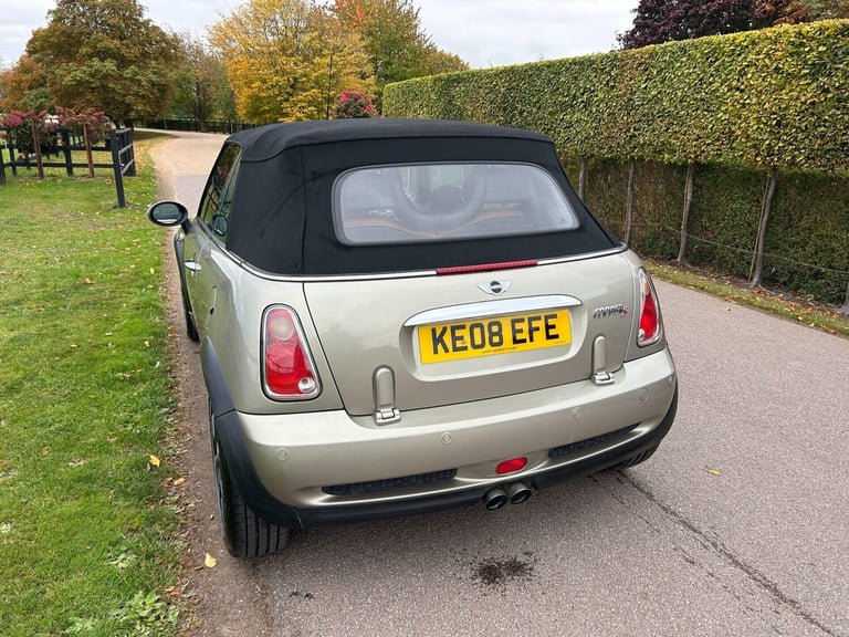 2008 MINI Convertible 1.6 Cooper S Sidewalk Euro 4 2dr Convertible Petrol Manual