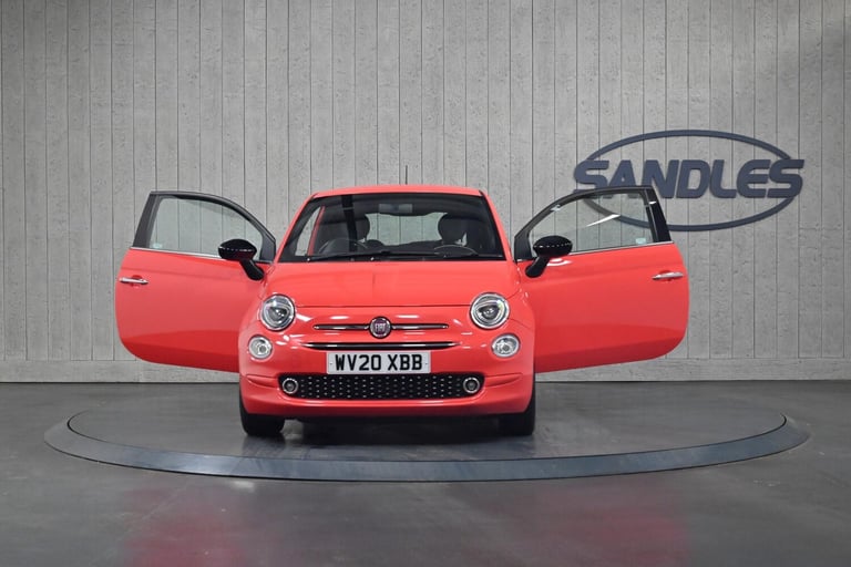 2020 Fiat 500 1.2 Lounge Euro 6 (s/s) 3dr HATCHBACK Petrol Manual