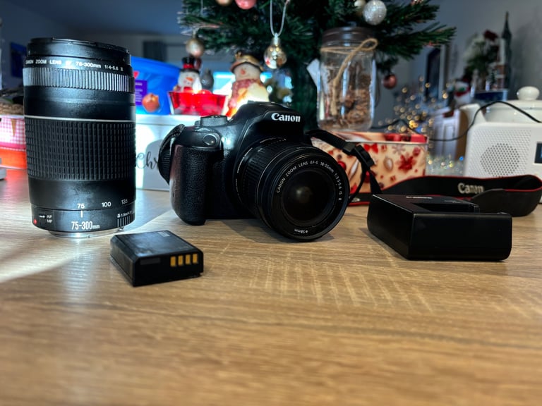 Canon 1300d + 2 lenses 