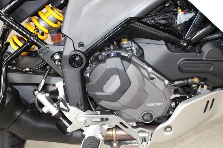 2025 Ducati Desert X, EX Demo, only 691 miles
