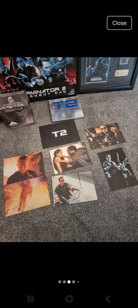 Terminator 2 end arm RARE ! w/ 4k , 3d  ,vinyl 3d 