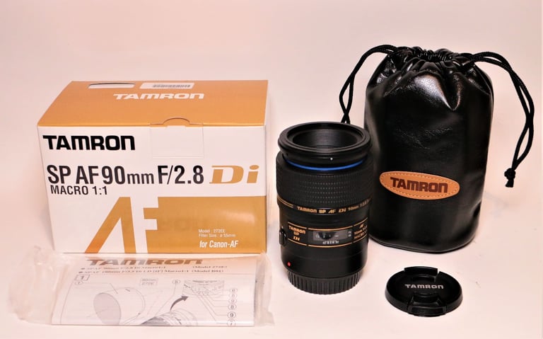 TAMRON SP 90mm f/2.8 Di MACRO 1:1 AF 272E lens for Canon