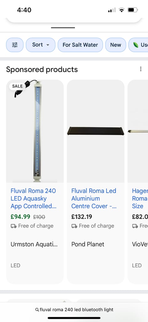 image for Fluval Roma led bluetooth light