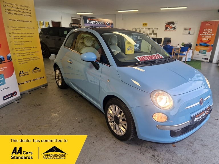 image for 2015 Fiat 500 1.2 Lounge 3dr Dualogic [Start Stop] HATCHBACK Petrol Automatic