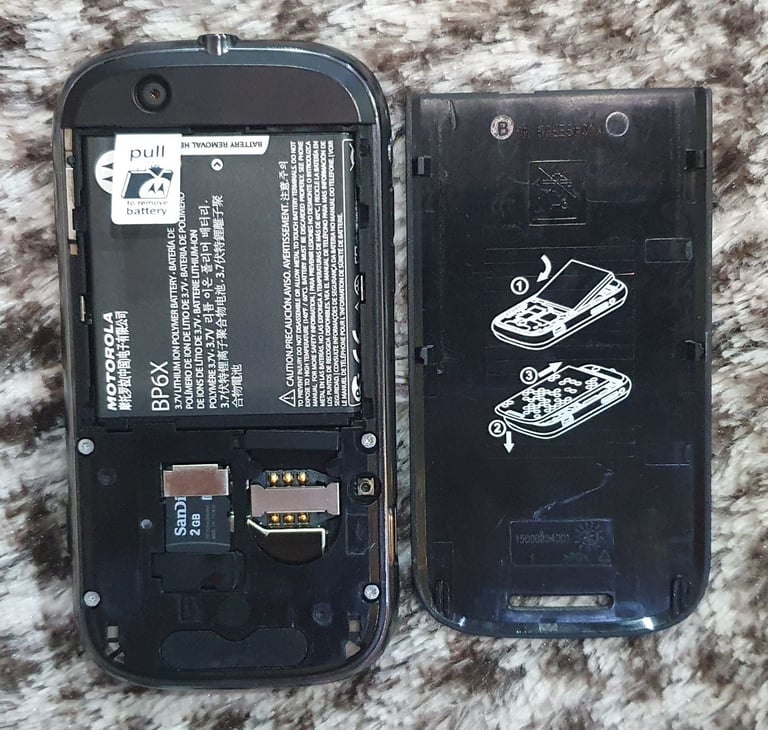 MOTOROLA Cliq Dext Slide Smartphone Mobile Phone Android QWERTY Keyboard WORKING