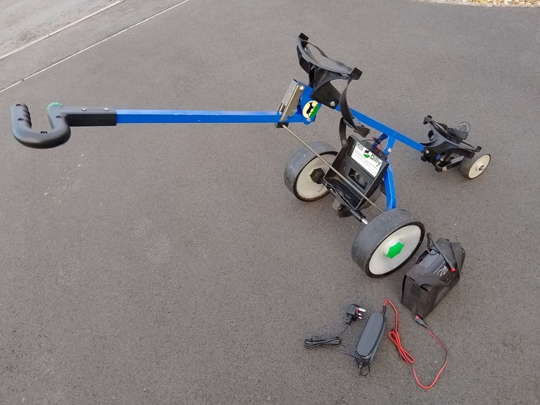 image for Hillbilly Electric Golf Trolley Complete With Good Battery & Charger vgc Bargain £80 Bideford