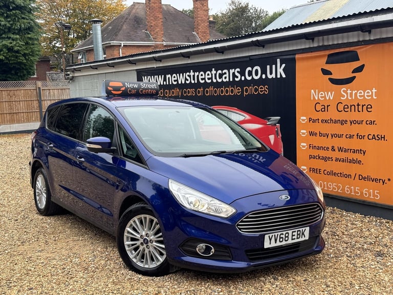 2018 Ford S-Max 2.0 EcoBlue Zetec Euro 6 (s/s) 5dr MPV Diesel Manual