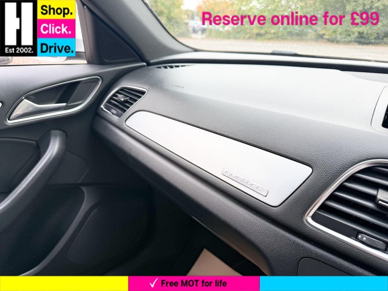 2012 Audi Q3 2.0 TFSI S line SUV 5dr Petrol Manual quattro Euro 5 (s/s) (170 ps) ESTATE Petrol Ma...