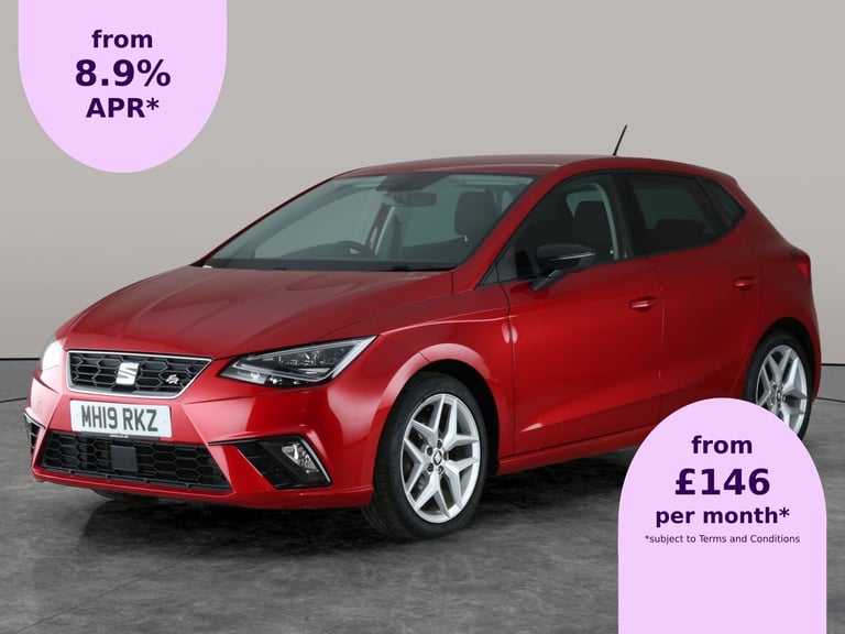 2019 SEAT Ibiza 1.0 MPI FR Hatchback 5dr Petrol Manual Euro 6 (s/s) GPF (80 ps) - DAB - BLU Hatch...