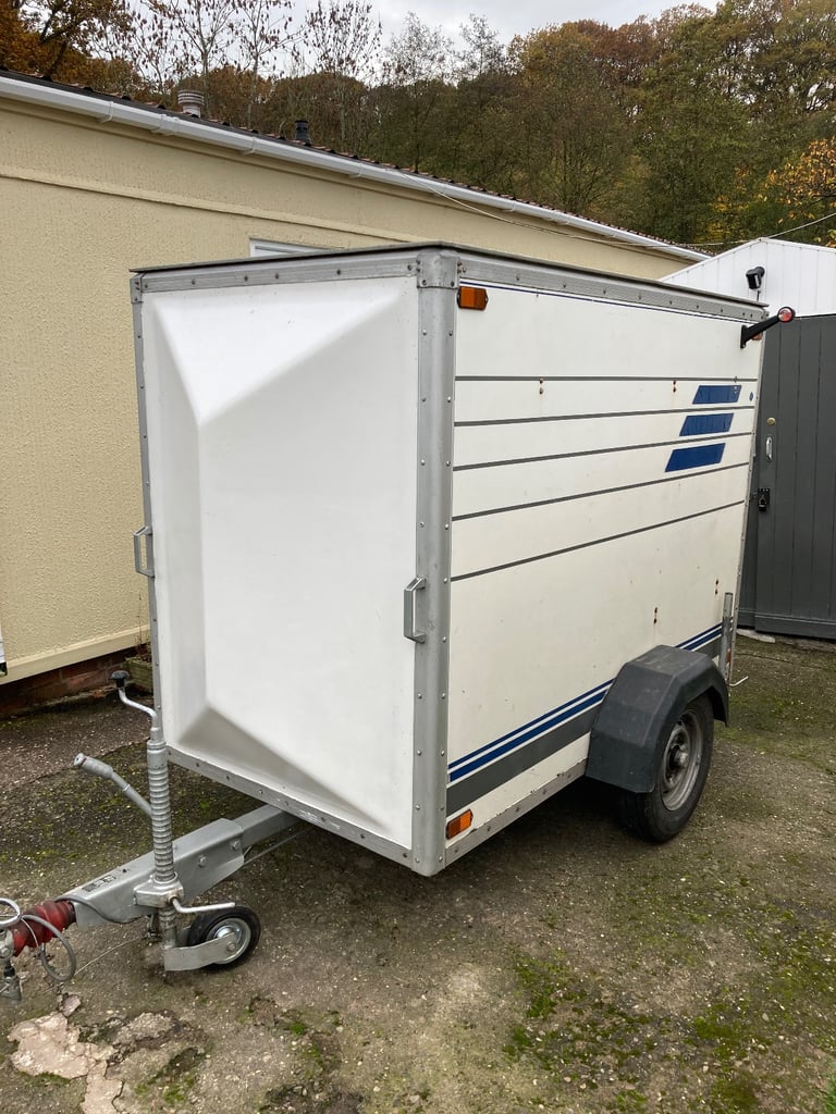 BOX TRAILER GERMAN BUILD QUALITY 7.5 feet long x 5feet tall x 4 feet wide (box measurements)
