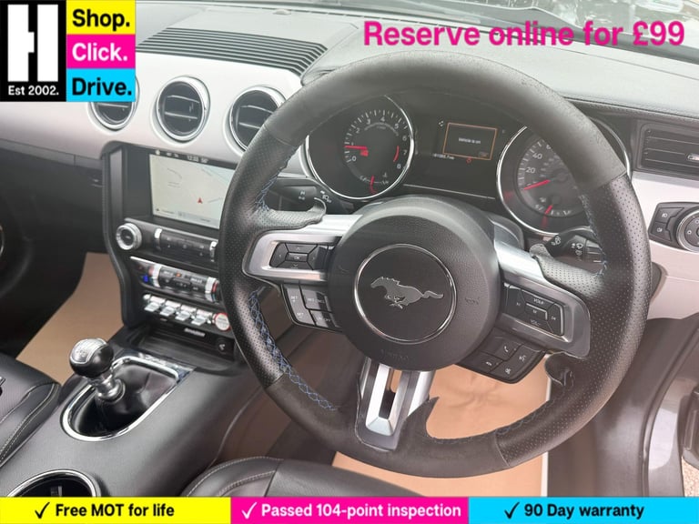 2017 Ford Mustang 2.3T EcoBoost Fastback 2dr Petrol Manual Euro 6 (317 ps) COUPE Petrol Manual