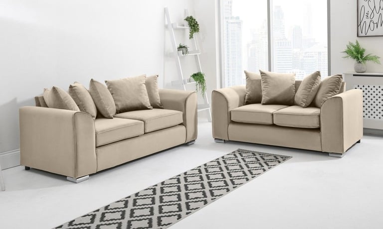 image for Luxury Dylan 3+2 & Corner Sofa – Modern Plush Look | COD Option **