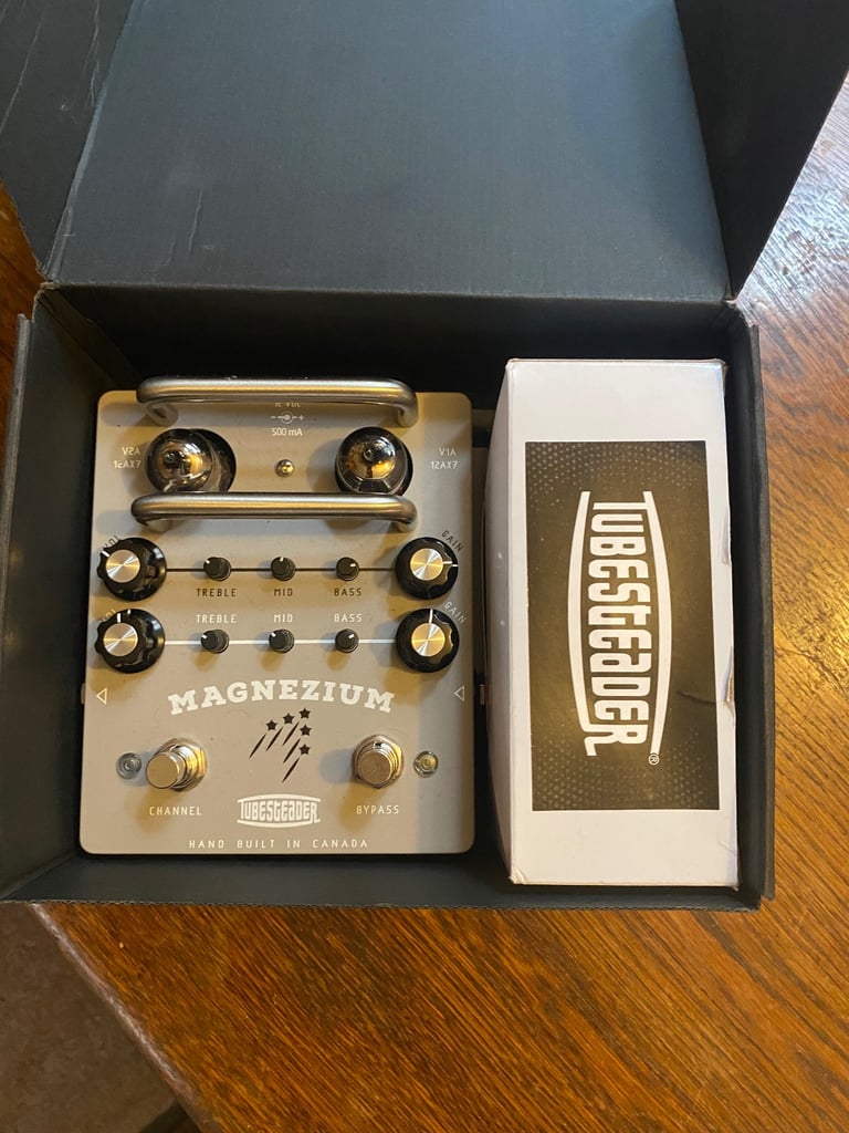 image for Tubesteader Magnezium valve guitar preamp pedal mint boxed Billy Gibbons
