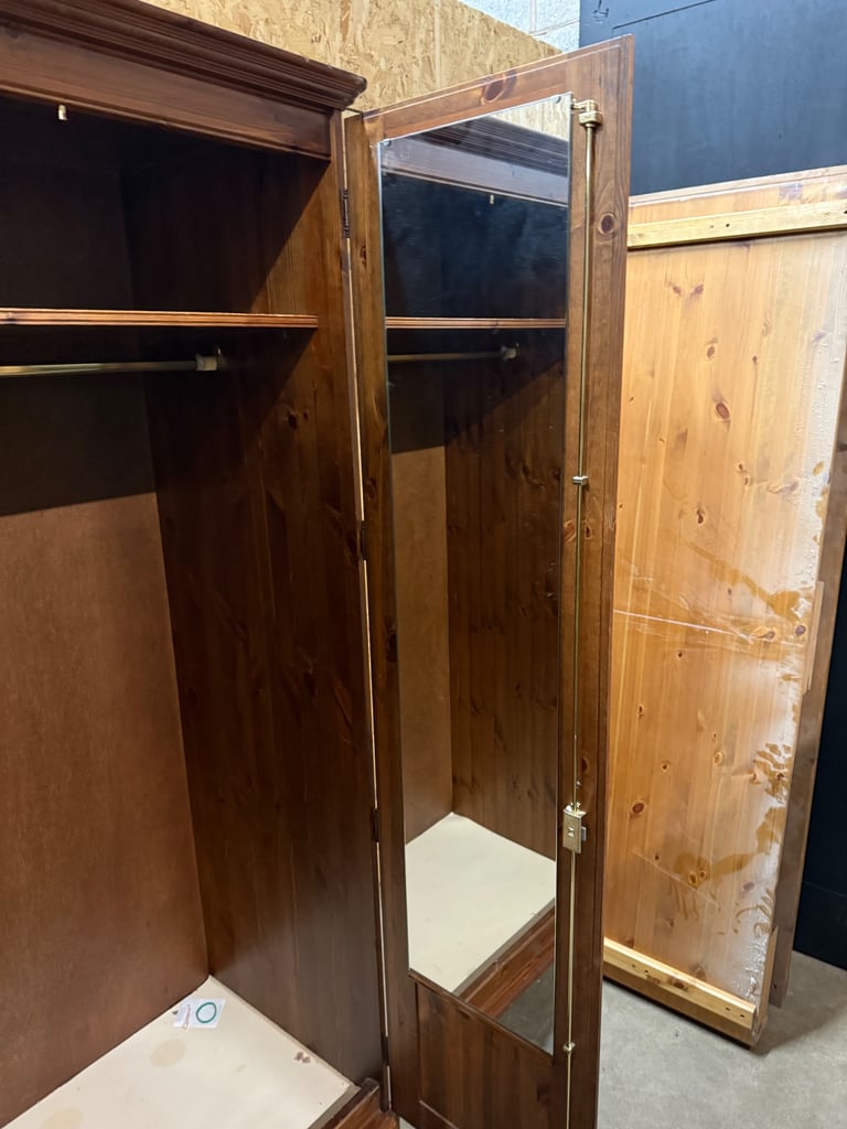 Ducal Pine Double Wardrobe 