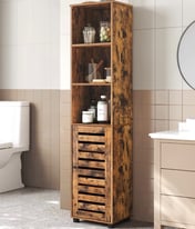 Industrial style tall standing storage