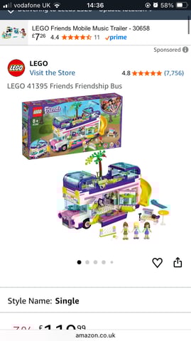 Lego Friends 41395 Friendship Bus in Rothwell, West Yorkshire