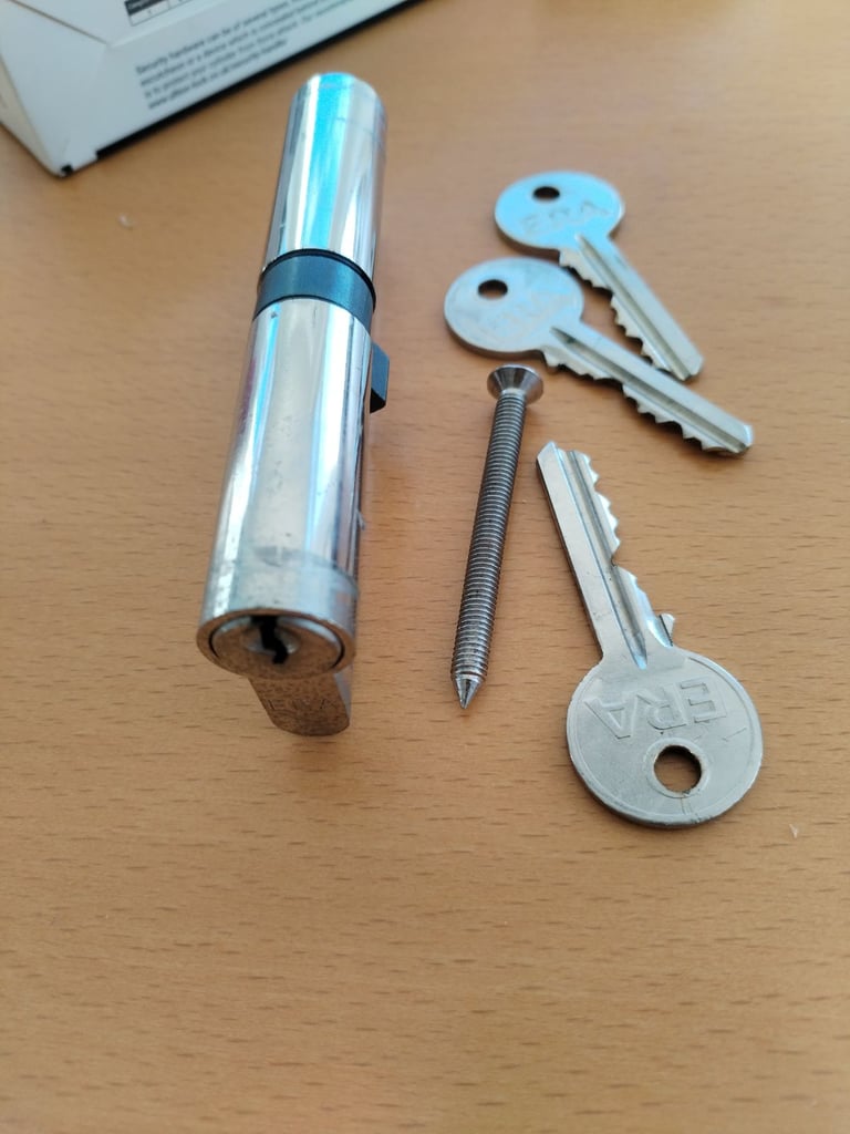 image for ERA 6 Pin Euro Double Cylinder 35-35mm Nickel