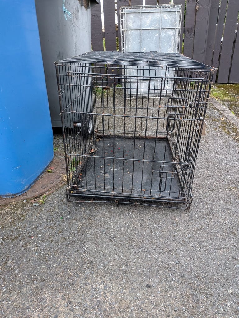 image for Metal dog cage carrier