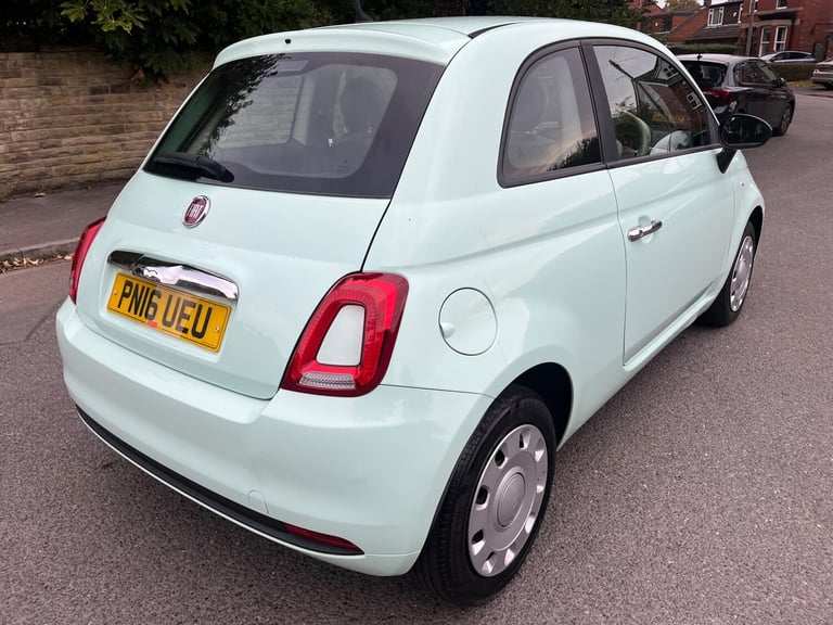 2016 Fiat 500 1.2 Pop Euro 6 (s/s) 3dr HATCHBACK Petrol Manual