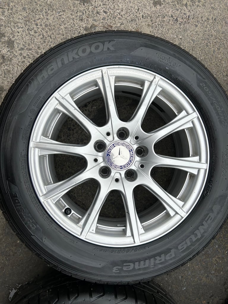 Mercedes c class 16inch alloy wheels 5x112