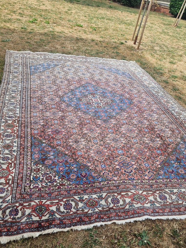 large handmade wool rug  