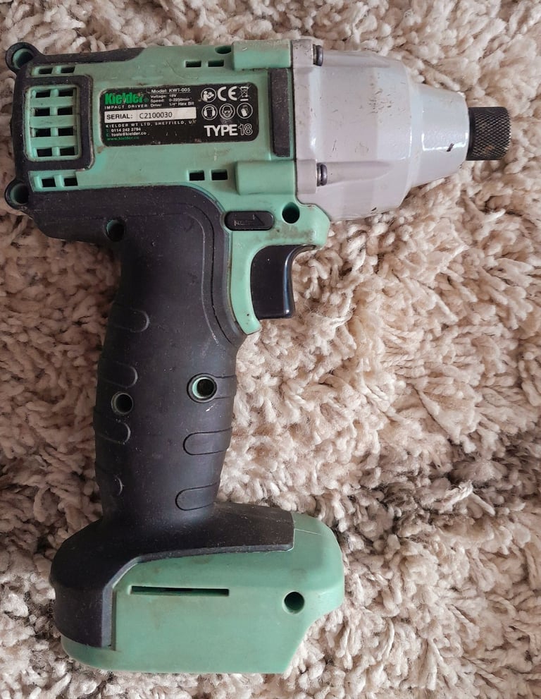 Kielder Type 18 combi drill, impact driver, 3 batteries and charger 