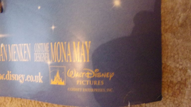 Disney Giselle Enchanted cinema quad poster 40x30"