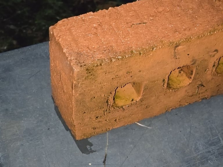 Facing Bricks - Ibstock Wire Cut Red Anglian - New Unused - approx 400 off